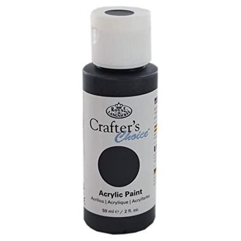 Farba akrylowa R&L Crafter's Choice 59ml, Czarna/Pearl Black